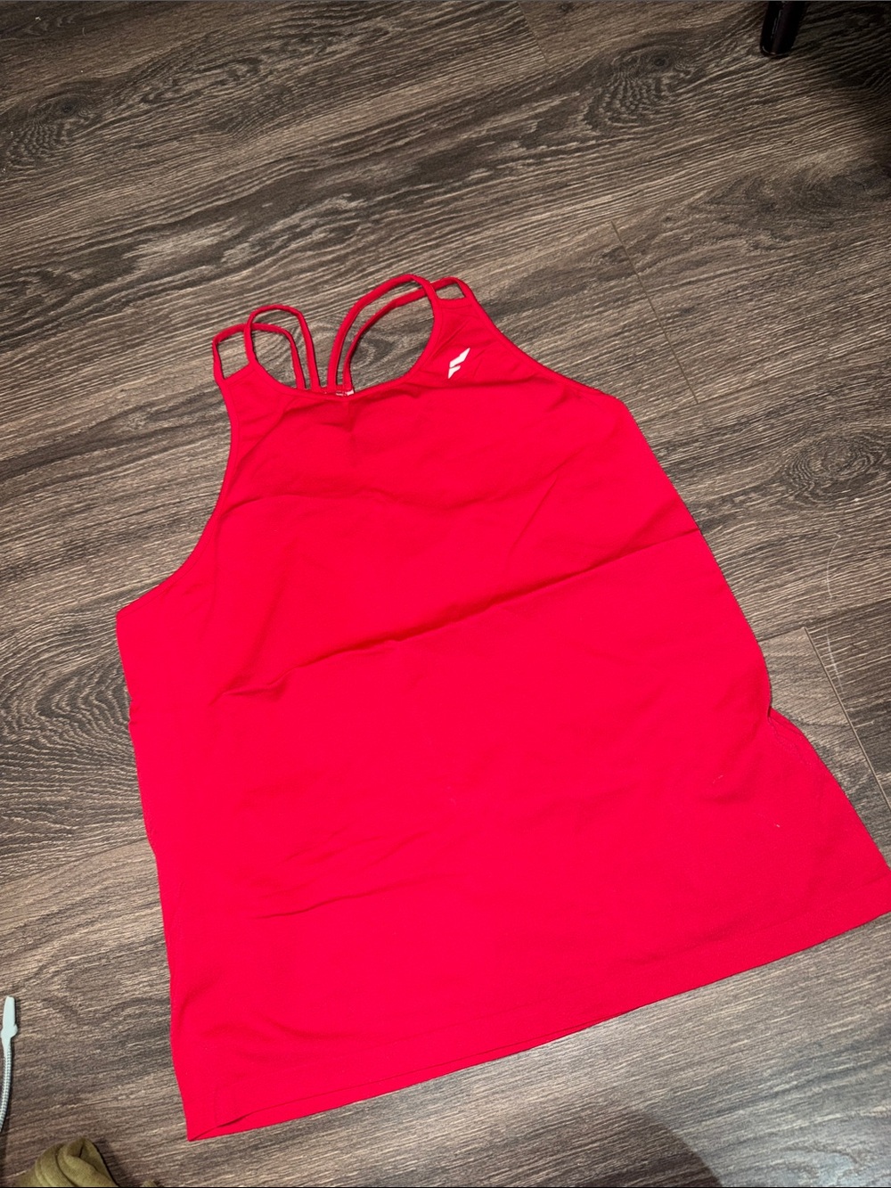 flag nor fail Bright Red Double-Strap Tank Top